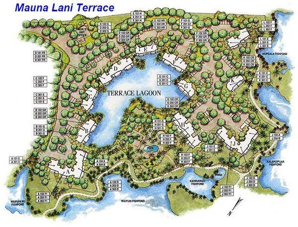 Mauna Lani Terrace CheckIn Directions & Map South